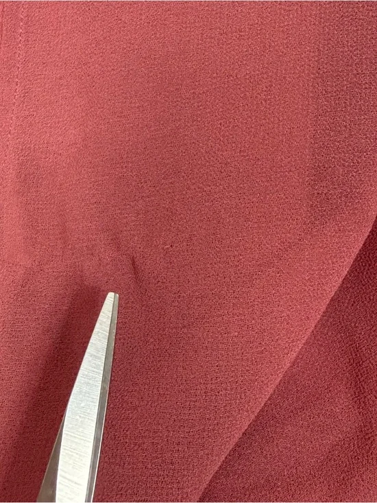 Aritzia Wilfred Talmont Bodysuit Long Sleeve Sheer Rust Pink Sz Small - Picture 5 of 9